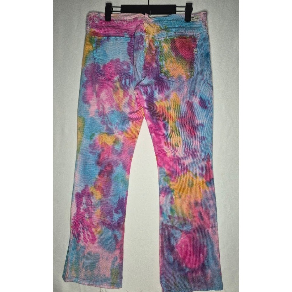 Citizens of Humanity Tie Dye Denim Pants Colorful Denim 31x31 - Picture 4 of 6